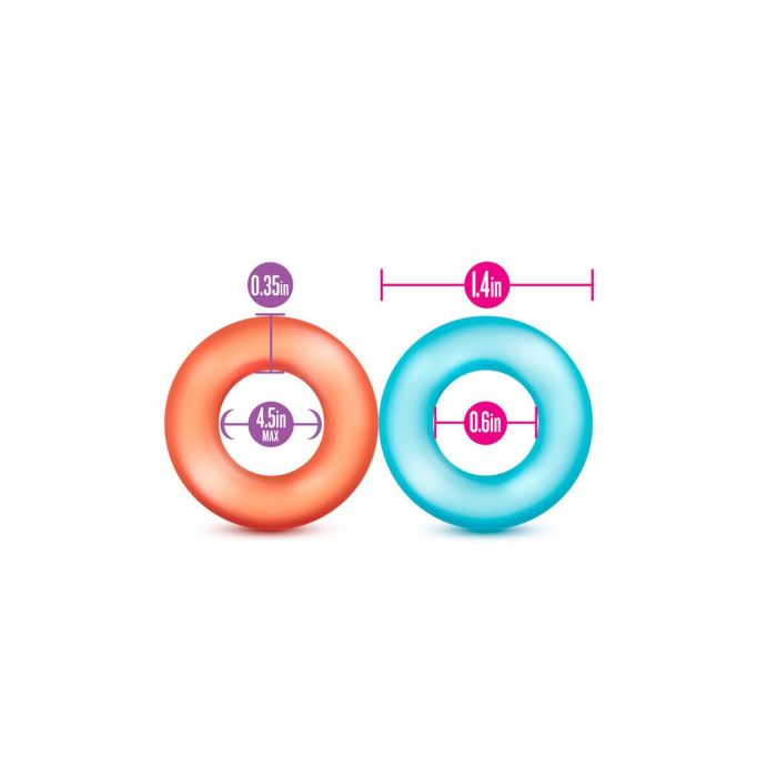 Anillo para el Pene Blush Play with me Multicolor 4 Anillo para el Pene Blush Play with me Multicolor 4