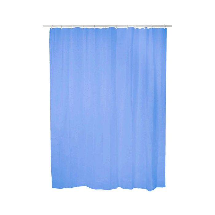 Cortina de baño basic azul 140 x 180 cm 1 Cortina de baño basic azul 140 x 180 cm 1