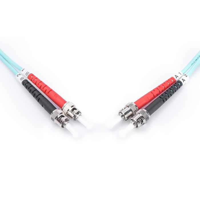 Digitus LWL Patchkabel ST -> ST 5.00m Multimode Duplex OM3 Cable de Fibra Óptica 3