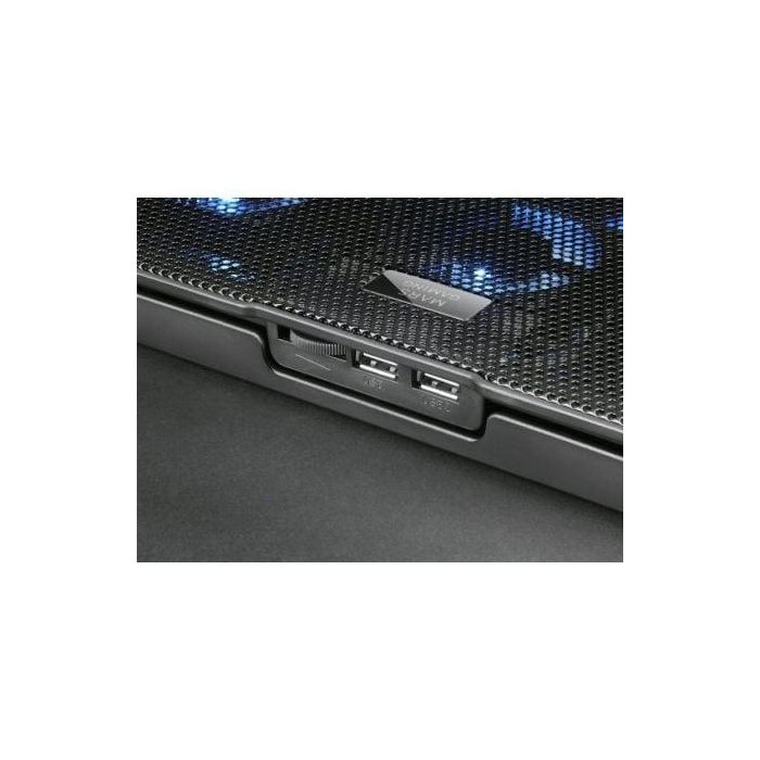 Mars Gaming MNBC23 Soporte Refrigerante para Portátiles hasta 16", 6 Ventiladores LED Azul, Stand 6 Posiciones, Soporte Smartphone, 2x USB 4 Mars Gaming MNBC23 Soporte Refrigerante para Portátiles hasta 16", 6 Ventiladores LED Azul, Stand 6 Posiciones, Soporte Smartphone, 2x USB 4