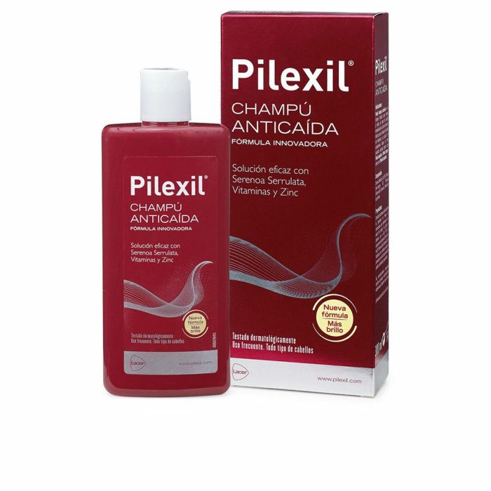 Pilexil Champú Anticaída. Tratamiento Capilar para Hombres y Mujeres. Fortalece y Aporta Volumen. 300 ml