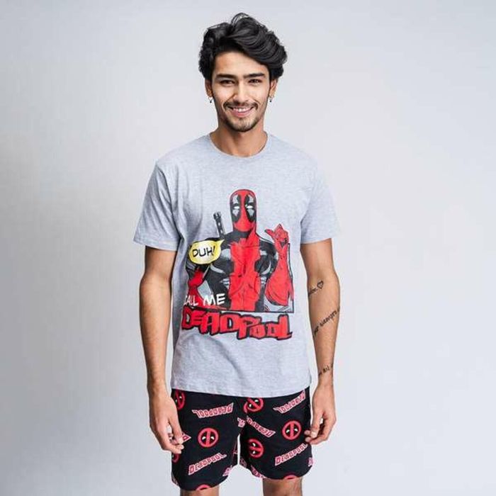 Pijama corto single jersey punto deadpool talla s 2 Pijama corto single jersey punto deadpool talla s 2