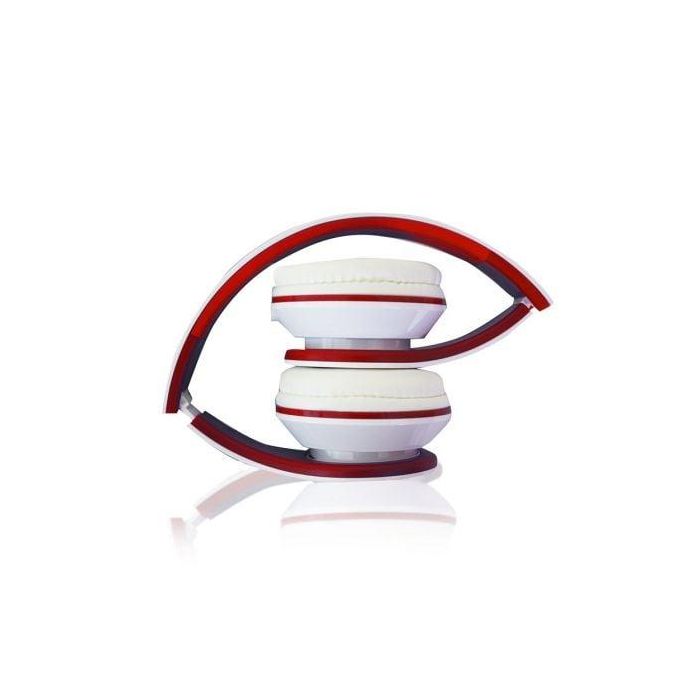 AURICULARES DIADEMA APPROX DJ JAZZ APPDJJAZZWR - ALTAVOCES 40MM - CABLE ANTI-ENROLLABLE 1.2M - BLANCO Y ROJO