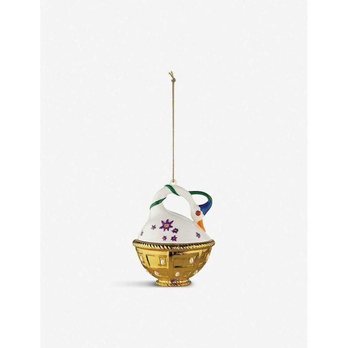 Alessi MJ16 10 Cigno di Primavera Adorno de Porcelana Multicolor, Decorado a Mano - Fleurs de Jorì Alessi MJ16 10 Cigno di Primavera Adorno de Porcelana Multicolor, Decorado a Mano - Fleurs de Jorì