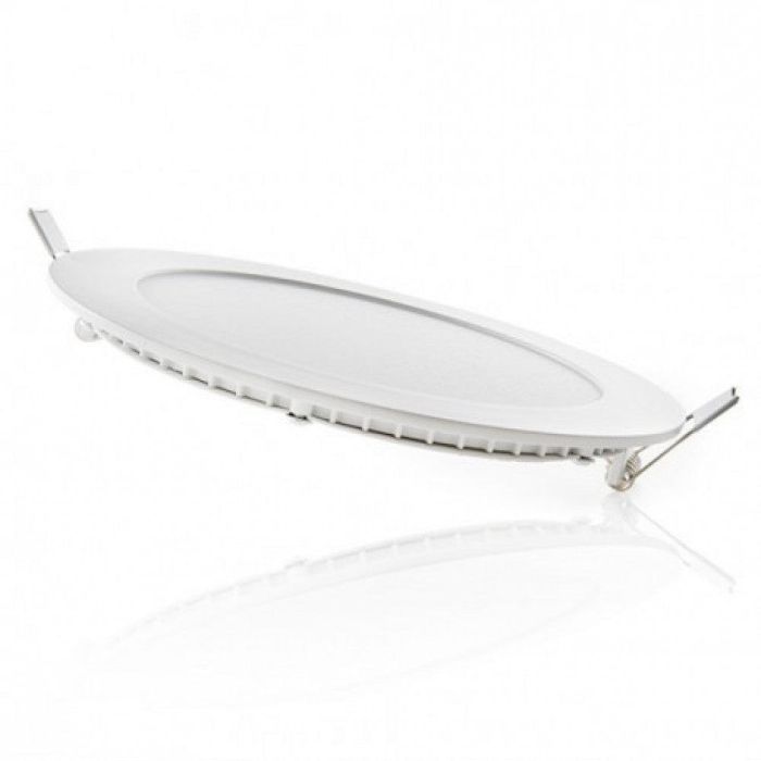 Placa LED Circular 12W 860Lm 6000K Blanco Frío 170mm Ø 18mm Ultrafina IP25 No Regulable 40.000h Vida Útil Equiv. 75W [JL-GP-LZ-2-EP02] 2