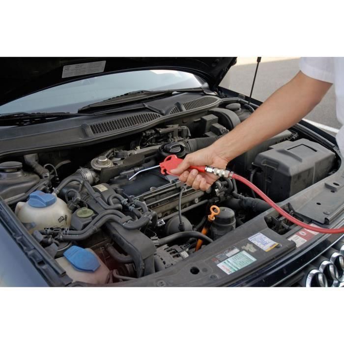 Mecafer Kit de Accesorios para Aire Comprimido 8 Piezas, para Inflado de Neumáticos y Soplado, con Conexión Rápida 4