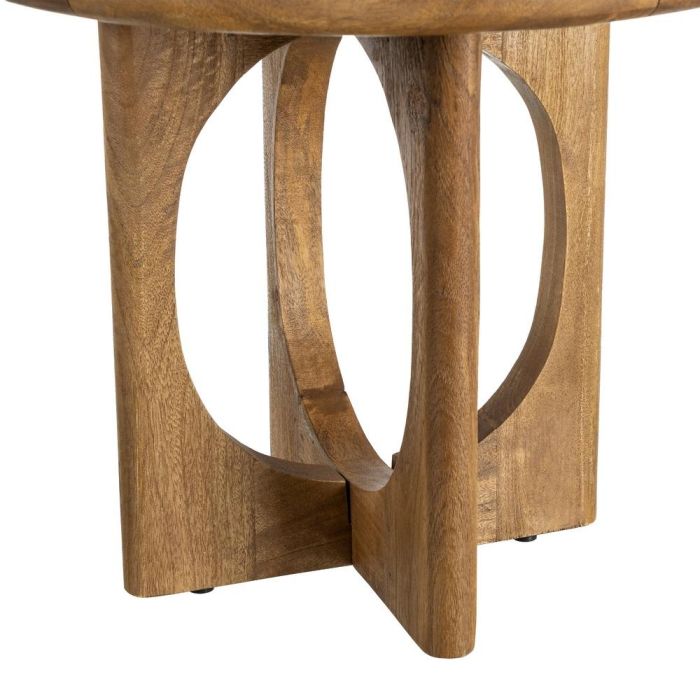 Mesa Centro Miel Madera de Mango 55 X 55 X 47 cm