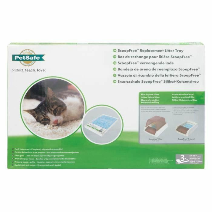 Petsafe Repuesto de Arena de Cristal Azul para Gato - Pack de 3 1