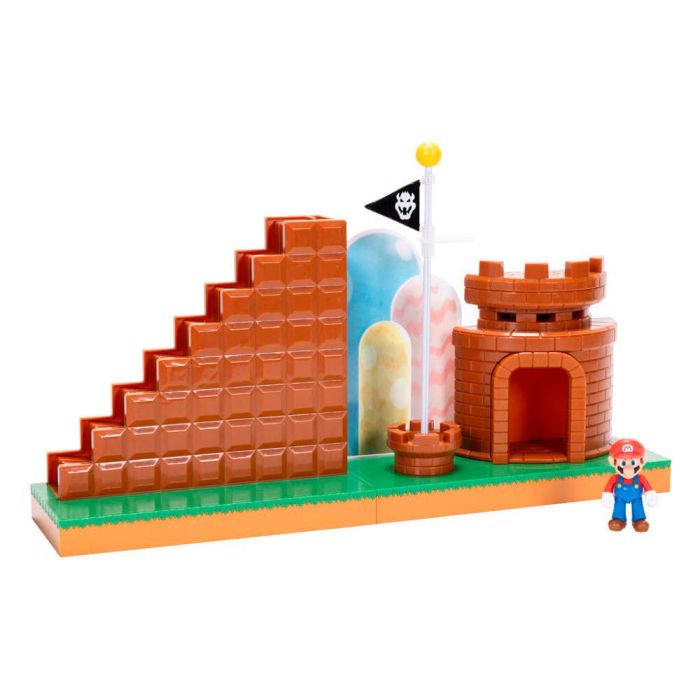 JAKKS PACIFIC Playset Level End Super Mario Bros Figura 6cm 3 JAKKS PACIFIC Playset Level End Super Mario Bros Figura 6cm 3