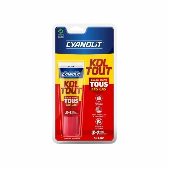 Cyanolit CYA3045203001482 Pegamento Fijador y Sellador Blanco Blíster 50 ml Ideal Pequeñas Reparaciones Resistente 0 Cyanolit CYA3045203001482 Pegamento Fijador y Sellador Blanco Blíster 50 ml Ideal Pequeñas Reparaciones Resistente 0