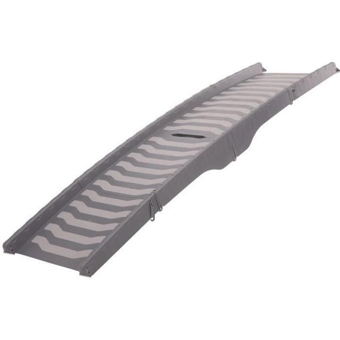 Rampa TRIXIE - 39 x 150 cm - Plástico - Plegable en 3 partes - Gris - Para perros Rampa TRIXIE - 39 x 150 cm - Plástico - Plegable en 3 partes - Gris - Para perros
