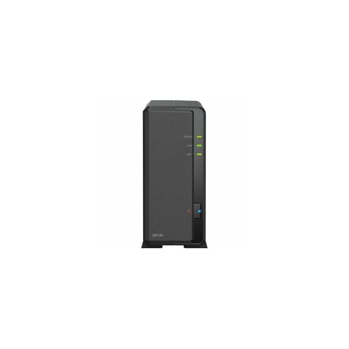 Synology DiskStation DS124 Servidor de Almacenamiento NAS Escritorio 1 GB DDR4 0 TB DiskStation Manager Negro 2
