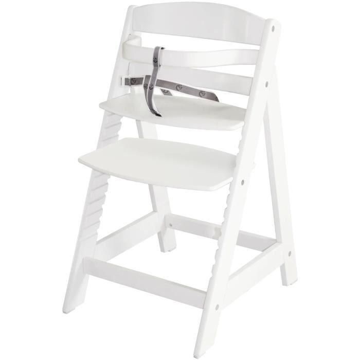 Trona de madera regulable Sit Up III - ROBA - Regulable en altura - Blanco Trona de madera regulable Sit Up III - ROBA - Regulable en altura - Blanco