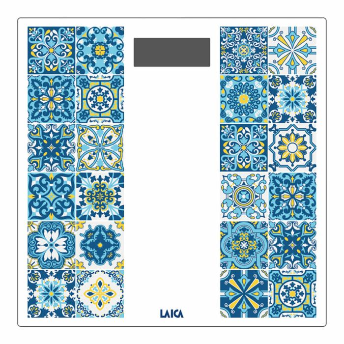 Báscula Digital de Baño LAICA Azul Cristal Templado 180 kg 2