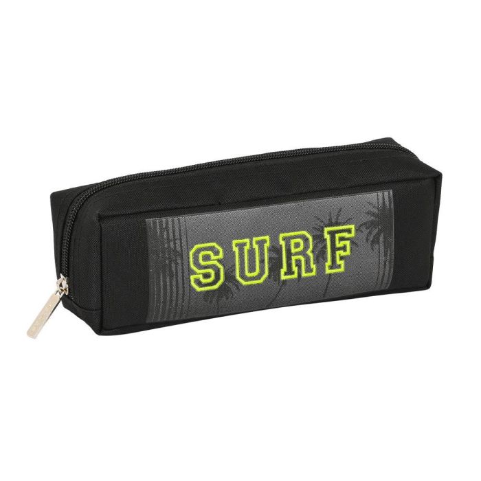 Estuche Escolar Safta Surf Negro (21 x 8 x 8 cm)