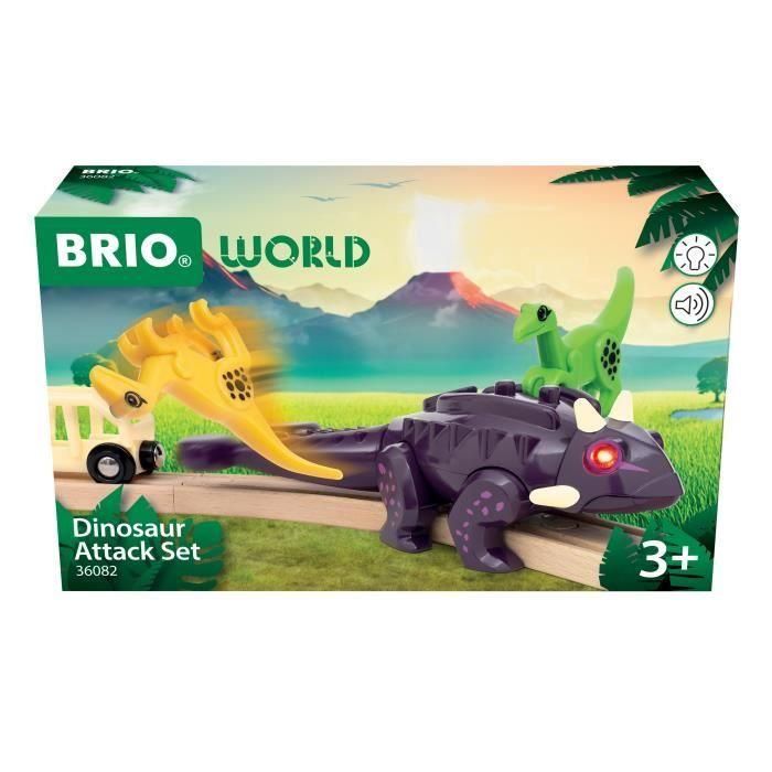 Set de ataque de dinosaurios BRIO 0 Set de ataque de dinosaurios BRIO 0