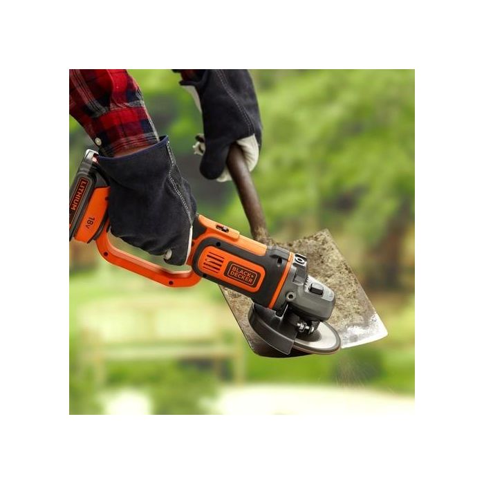 Black&Decker BCG720N - Amoladora angular 125mm 18V sin batería ni cargador 3 Black&Decker BCG720N - Amoladora angular 125mm 18V sin batería ni cargador 3