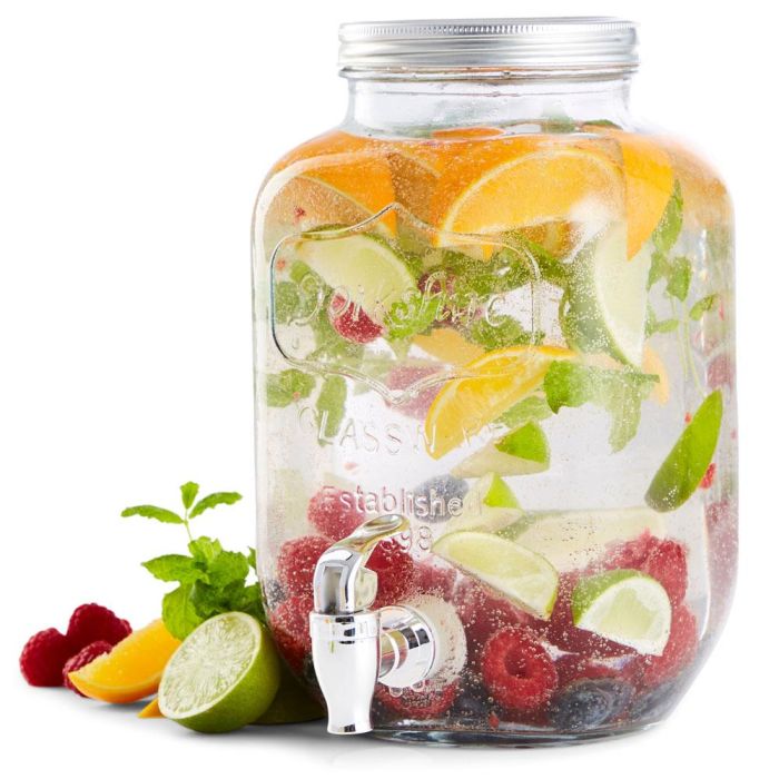 Day Dispensador de Bebida 8 L con Tapa de Metal y Letras en Relieve 6