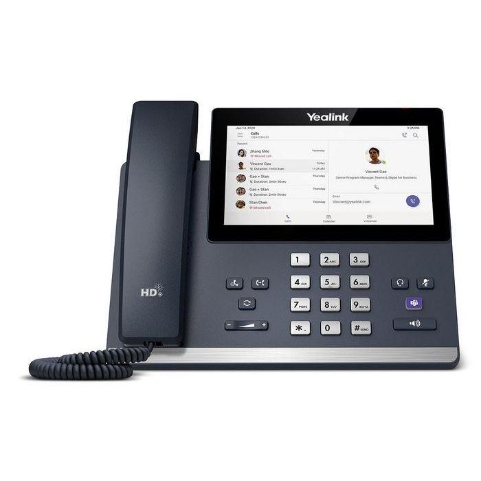 Yealink MP56 E2 Teléfono IP Teams con pantalla táctil de 7" LCD 800x480 Gris - Conexión por cable Gigabit Ethernet 0 Yealink MP56 E2 Teléfono IP Teams con pantalla táctil de 7" LCD 800x480 Gris - Conexión por cable Gigabit Ethernet 0