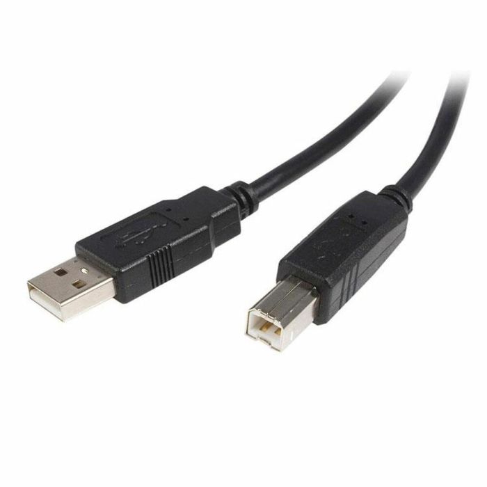 Cable USB A a USB B Startech USB2HAB3M Negro 1