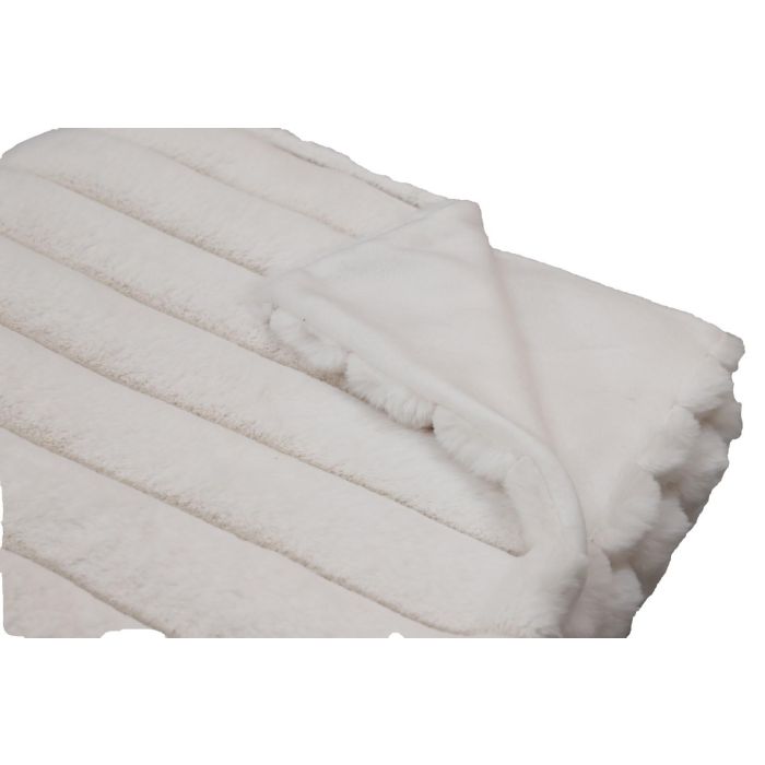 Manta Sofa Urban DKD Home Decor Crudo 170 x 130 cm (2 Unidades) 2 Manta Sofa Urban DKD Home Decor Crudo 170 x 130 cm (2 Unidades) 2