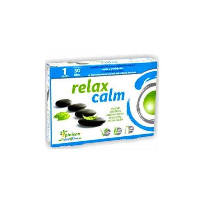 Relax Line Relaxcalm 30 Cáp. con Pasiflora, Magnesio y Vitamina B6 para Relajación y Sistema Nervioso