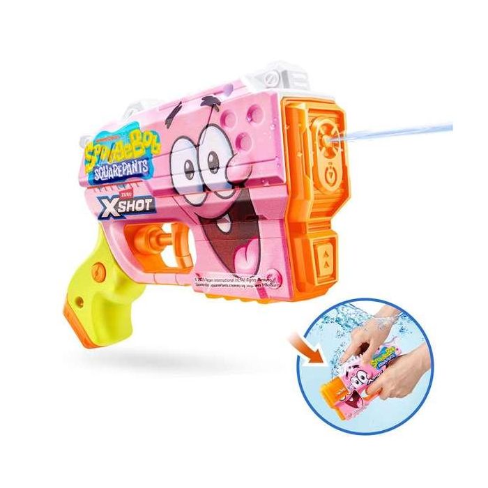Zuru Pistola de agua X-Shot Bob Esponja 10x14.8x4.5cm