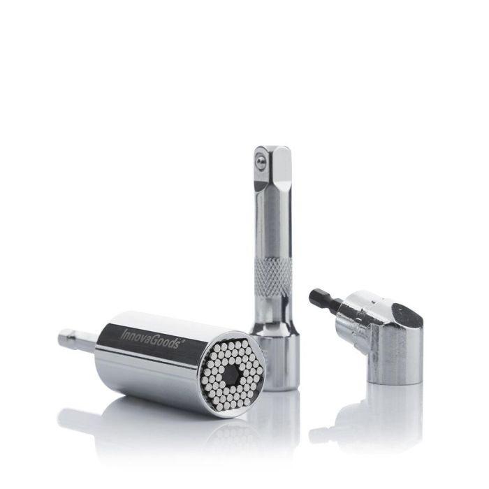 Llave de Vaso Universal con Accesorios Uniscrew InnovaGoods 3 Llave de Vaso Universal con Accesorios Uniscrew InnovaGoods 3