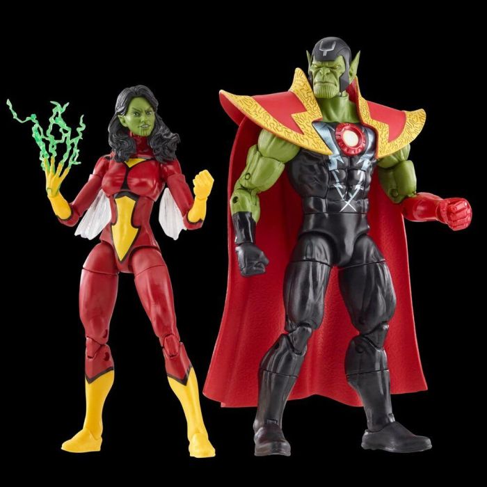 HASBRO Figuras Skrull Queen & Super Skrull Marvel Avengers Beyond Earth Mightiest The Black Series Articuladas 15cm con Accesorios 4 HASBRO Figuras Skrull Queen & Super Skrull Marvel Avengers Beyond Earth Mightiest The Black Series Articuladas 15cm con Accesorios 4