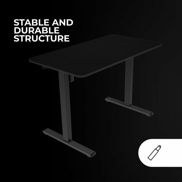 Mesa de Escritorio Gaming Mars Gaming ERGO Negro 3