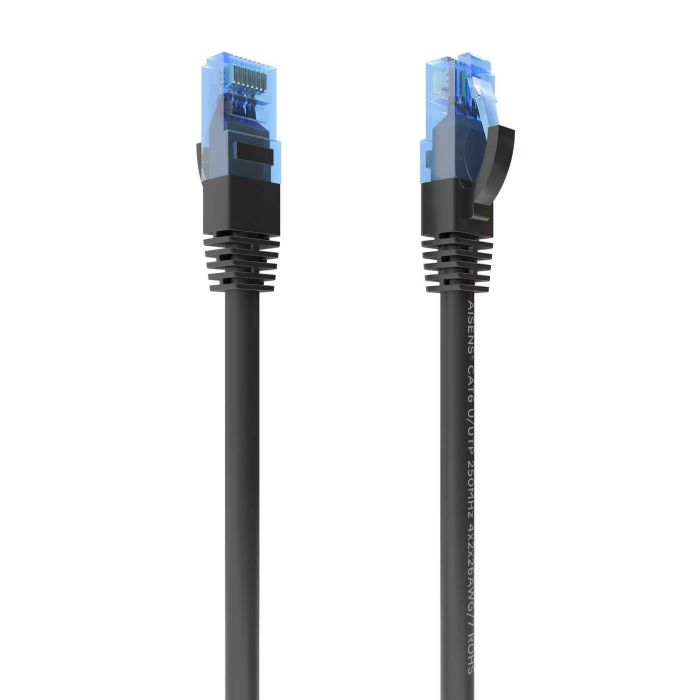 AISENS - CABLE DE RED LATIGUILLO RJ45 CAT.6 UTP AWG26 CCA, NEGRO, 5.0M AISENS - CABLE DE RED LATIGUILLO RJ45 CAT.6 UTP AWG26 CCA, NEGRO, 5.0M
