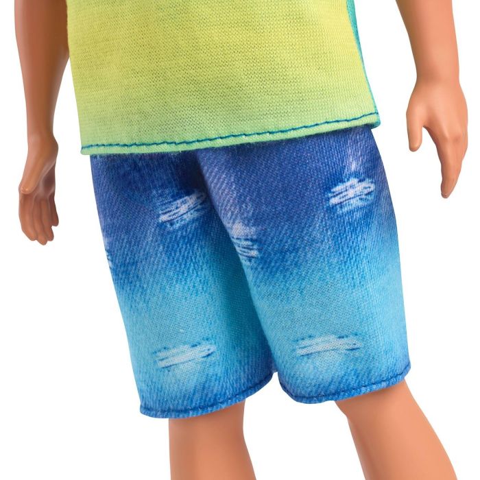 Barbie Hyv00 Muñeco Ken Fashionista Camiseta Degradada Azul Verde Cuerpo Ancho Pantalones Cortos Vaqueros Zapatillas Plateadas +3 Años 3 Barbie Hyv00 Muñeco Ken Fashionista Camiseta Degradada Azul Verde Cuerpo Ancho Pantalones Cortos Vaqueros Zapatillas Plateadas +3 Años 3
