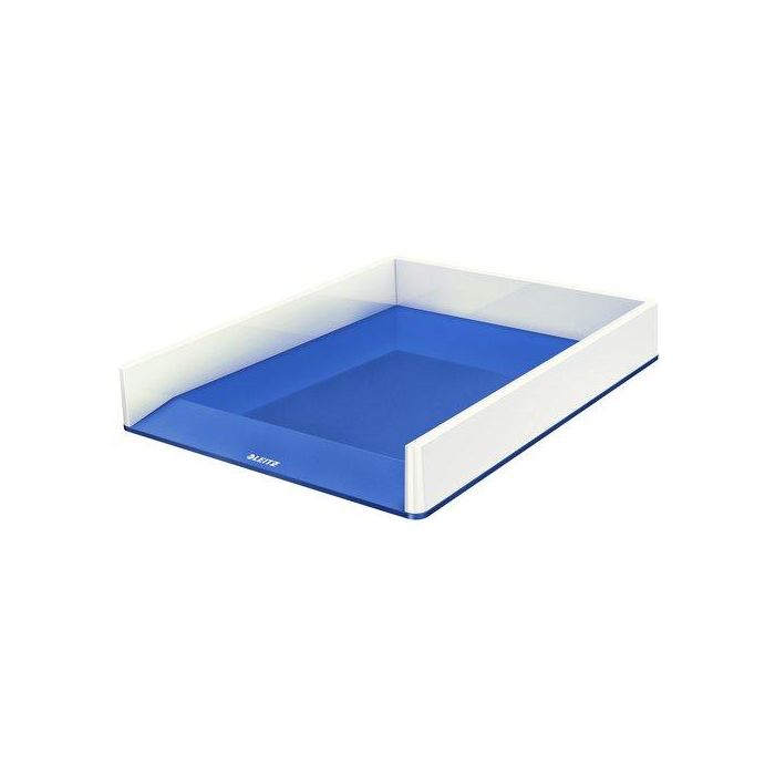 Bandeja Sobremesa Leitz Wow Dual Azul Metalizado/Blanco