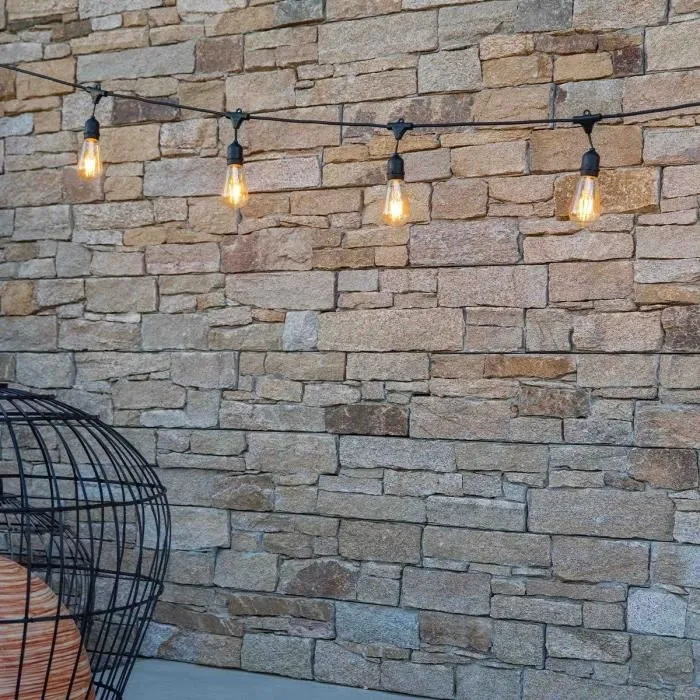 Lumisky MAFY 20 LIGHT Guirnalda de Luz Exterior - 10 m - 20 Bombillas Filamento Vintage E27 LED Blanco Cálido 1