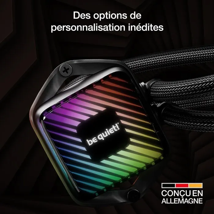 be quiet! PURE LOOP 3 LX Refrigeración Líquida AIO para CPU 120mm Negro - 3 Ventiladores PWM, LED Multi, Compatible con AM5 & LGA 1851, 1700, 1200, AM4