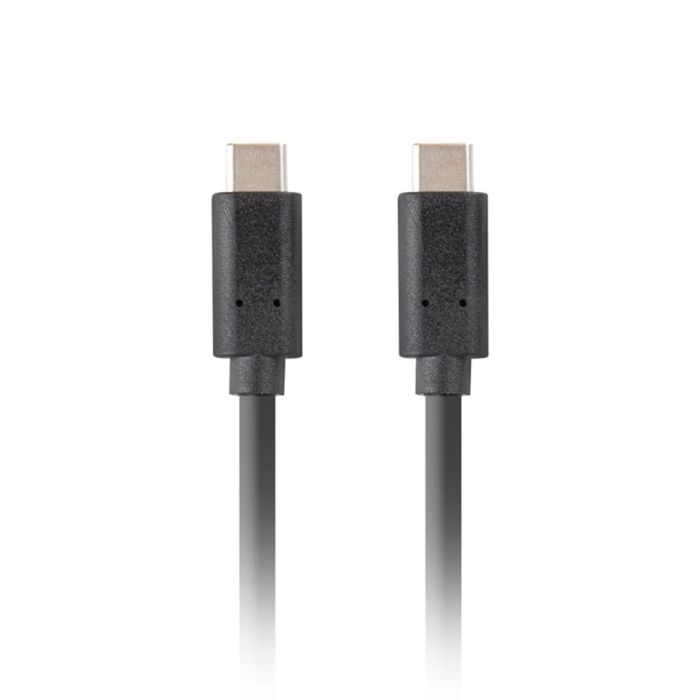 Lanberg CA-CMCM-32CU-0005-BK cable USB 0,5 m USB 3.2 Gen 2 (3.1 Gen 2) USB C Negro Lanberg CA-CMCM-32CU-0005-BK cable USB 0,5 m USB 3.2 Gen 2 (3.1 Gen 2) USB C Negro