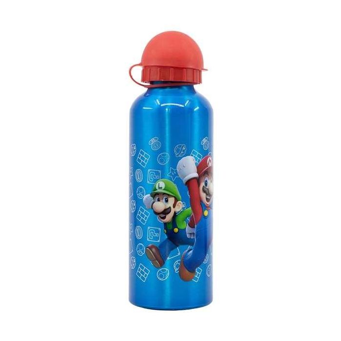 Botella de aluminio alta super mario 530 ml 1 Botella de aluminio alta super mario 530 ml 1