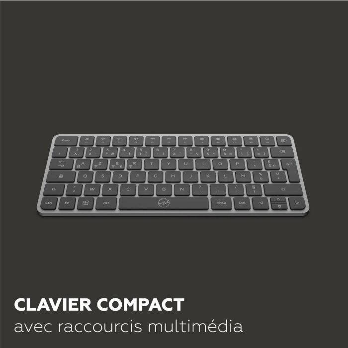 Teclado Mobility Lab KP430W Mini Gris 4 Teclado Mobility Lab KP430W Mini Gris 4