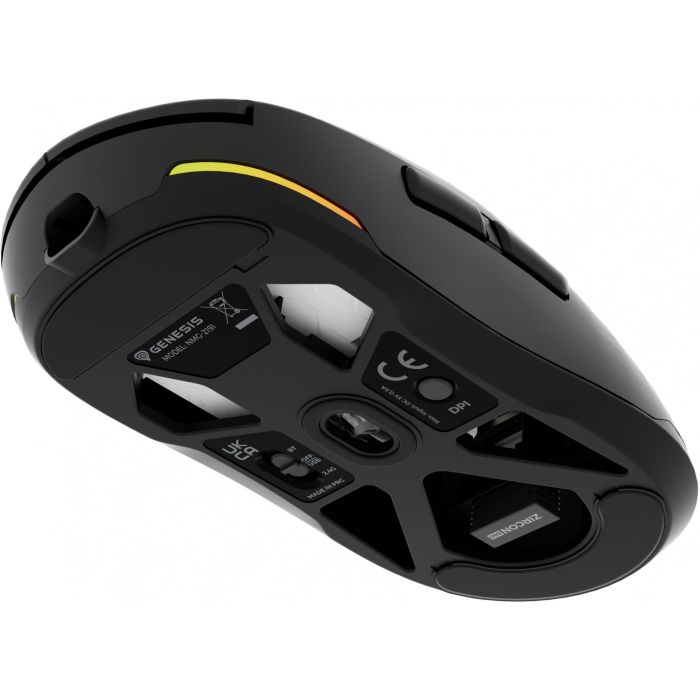 GENESIS Zircon 660 Ratón Gaming Óptico 12000 DPI, Triple Conectividad Inalámbrico/Bluetooth/USB, 59g Peso Ligero, Mano Derecha 13 GENESIS Zircon 660 Ratón Gaming Óptico 12000 DPI, Triple Conectividad Inalámbrico/Bluetooth/USB, 59g Peso Ligero, Mano Derecha 13