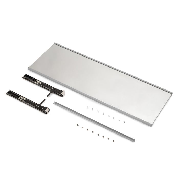 Emuca Espejo extraíble para interior de armario, Acero y Plástico y Cristal, Pintado aluminio 4 Emuca Espejo extraíble para interior de armario, Acero y Plástico y Cristal, Pintado aluminio 4