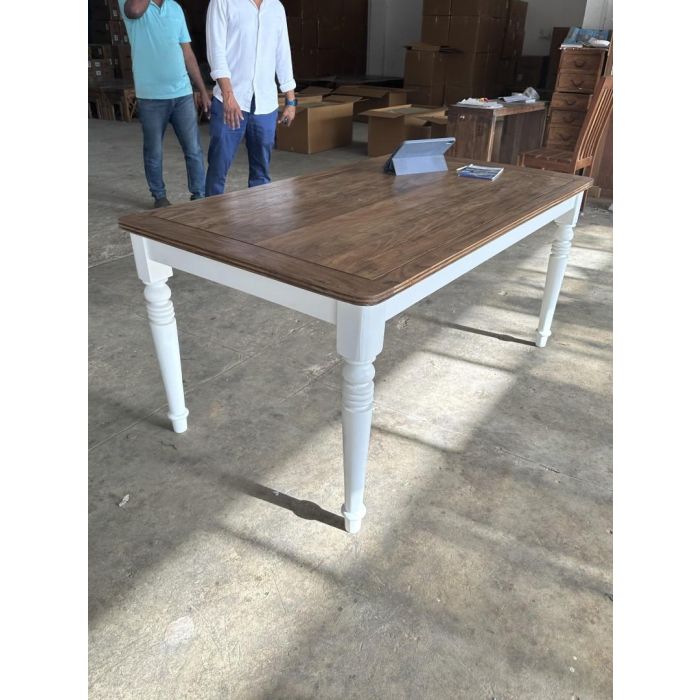 Mesa Comedor Tradicional DKD Home Decor Crema 90 x 76 x 160 cm 1 Mesa Comedor Tradicional DKD Home Decor Crema 90 x 76 x 160 cm 1