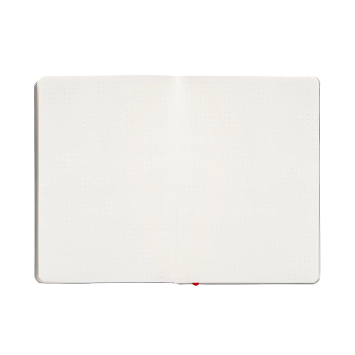 Antartik Cuaderno A5 Tapa Blanda Hojas Puntos Negro y Rojo 80 Hojas 80gr FSC 1