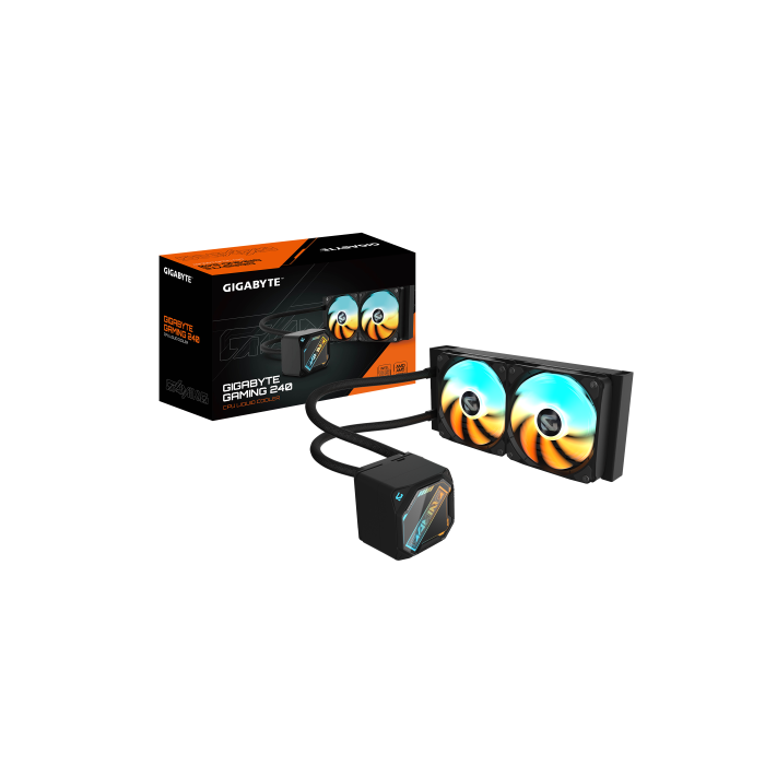 Gigabyte Gaming 240 Refrigeración Líquida para Cpu - 2X120Mm Ventiladores Argb, Mecanismo de Enclavamiento Deslizante, Daisy-Chain, Compatible con Intel Lga 1851 y Amd Am5 0 Gigabyte Gaming 240 Refrigeración Líquida para Cpu - 2X120Mm Ventiladores Argb, Mecanismo de Enclavamiento Deslizante, Daisy-Chain, Compatible con Intel Lga 1851 y Amd Am5 0