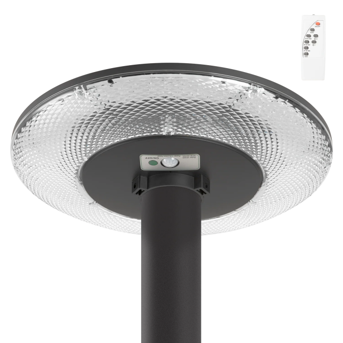 Farola LED Solar 100W Sensor Movimiento y Crepuscular Blanco Frío