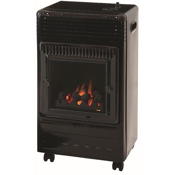 Favex Calentador Gas Butano Ektor Fire 3400W Infrableu - Recomendado Butagaz - Llamas Aparentes - 3 Potencias 2