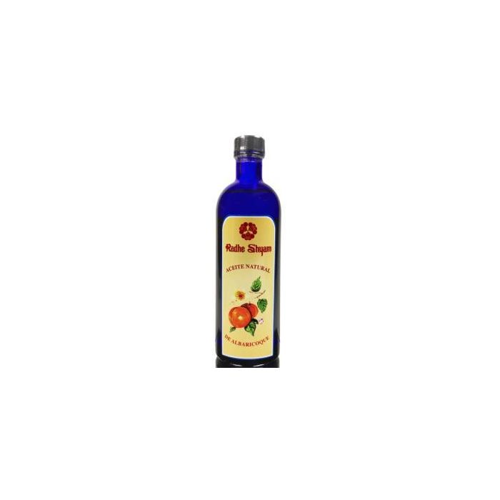 RADHE SHYAM Aceite de Albaricoque 200ml antiedad, ayuda en caso de arrugas, con Vitamina E, uso externo