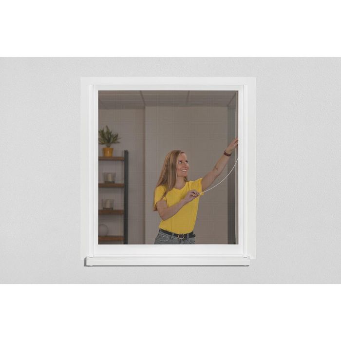 Schellenberg Mosquitera Easy Open 130x150cm Poliéster, Resistente UV y Polen, 70474 10