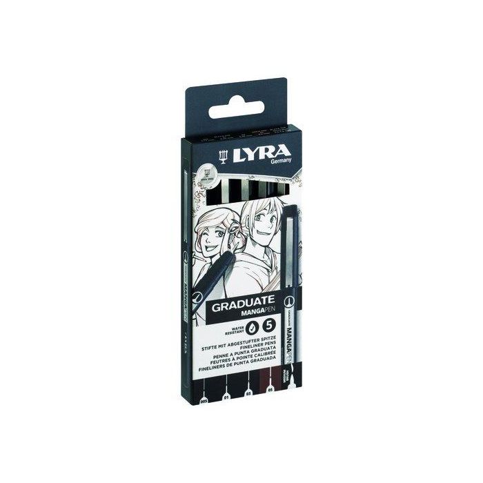 Rotulador Calibrado Lyra Graduate Manga Caja De 5