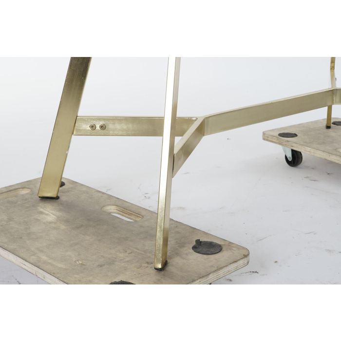 DKD Home Decor Aparador Marron Oscuro Dorado Mango Acacia 43 x 156.5 x 84 cm 4