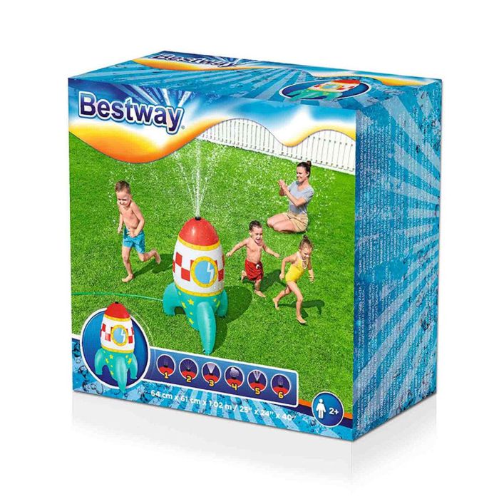 Bestway Aspersor Espacial Hinchable 64x61x102 cm +2 Años Jardin 52572 12